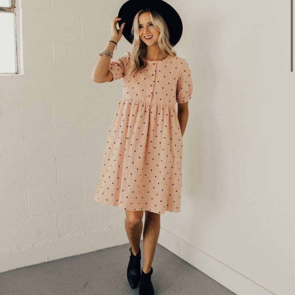 Roolee The Brandee Polka Dot Dress